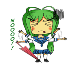 Ame-chan's rainy activities - (ENG) sticker #1790579