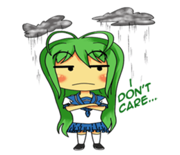 Ame-chan's rainy activities - (ENG) sticker #1790581