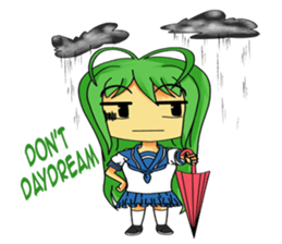 Ame-chan's rainy activities - (ENG) sticker #1790588