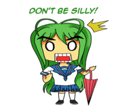 Ame-chan's rainy activities - (ENG) sticker #1790591