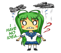 Ame-chan's rainy activities - (ENG) sticker #1790592