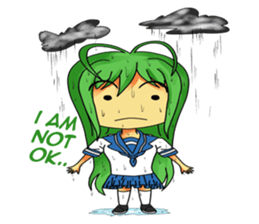 Ame-chan's rainy activities - (ENG) sticker #1790600