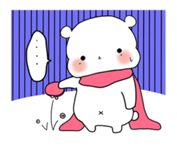 Snowy bear sticker #1790640