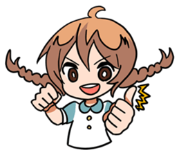 Cute sisters sticker #1791602