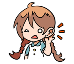 Cute sisters sticker #1791603