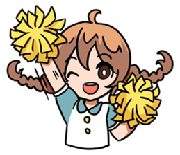 Cute sisters sticker #1791606