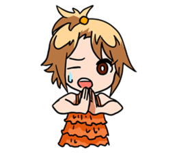 Cute sisters sticker #1791608