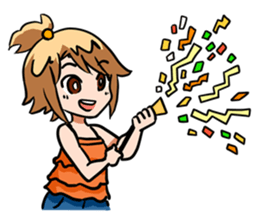 Cute sisters sticker #1791613