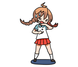 Cute sisters sticker #1791614