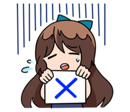 Cute sisters sticker #1791615