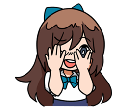 Cute sisters sticker #1791621