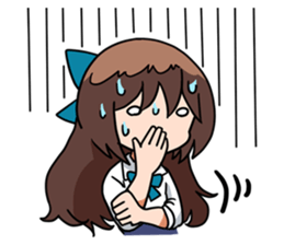 Cute sisters sticker #1791623