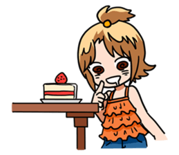 Cute sisters sticker #1791626