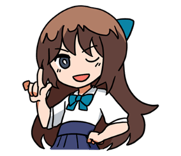 Cute sisters sticker #1791627