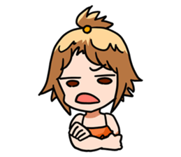 Cute sisters sticker #1791628