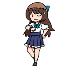 Cute sisters sticker #1791631