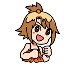 Cute sisters sticker #1791633