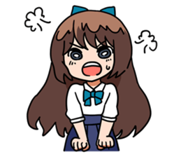 Cute sisters sticker #1791639