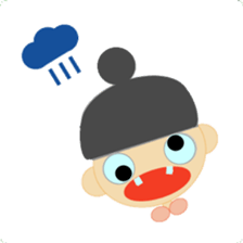 Girls who wore their hair in a bun sticker #1791883