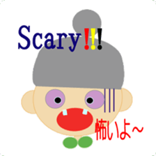 Girls who wore their hair in a bun sticker #1791891