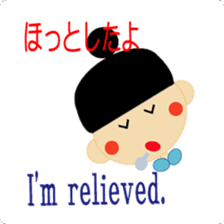 Girls who wore their hair in a bun sticker #1791903