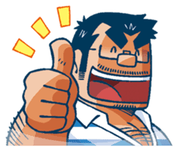 beard&glasses sticker #1792043