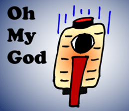 Japanese monster YOUKAI Single eye Ver. sticker #1792135