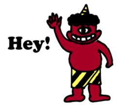 Japanese monster YOUKAI Single eye Ver. sticker #1792141