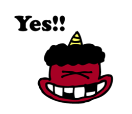 Japanese monster YOUKAI Single eye Ver. sticker #1792147