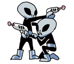 Alien brothers <infestation> sticker #1792244