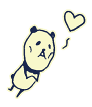 sickly panda sticker #1792856