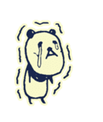 sickly panda sticker #1792865