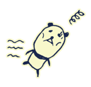 sickly panda sticker #1792879