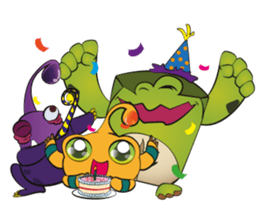 Fatty James & gang sticker #1793120