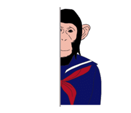 Students of monkeys. sticker #1793178