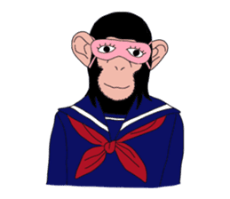 Students of monkeys. sticker #1793187