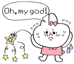 Magic wand and broom with Nina sticker #1793320