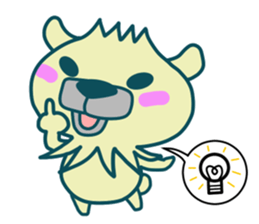 Small animals"Kuri and Hoco" sticker #1793322