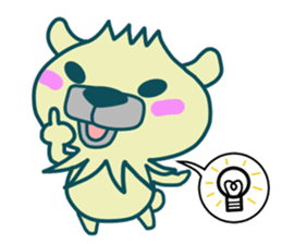 Small animals"Kuri and Hoco" sticker #1793322