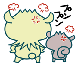 Small animals"Kuri and Hoco" sticker #1793326