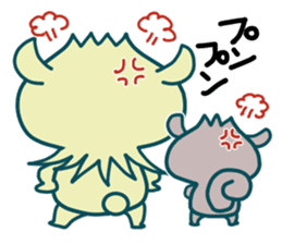 Small animals"Kuri and Hoco" sticker #1793326