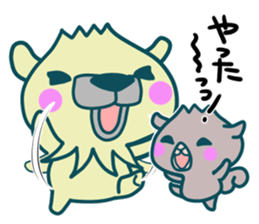 Small animals"Kuri and Hoco" sticker #1793337