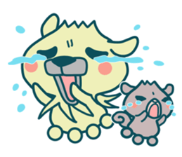 Small animals"Kuri and Hoco" sticker #1793342
