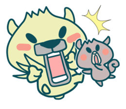 Small animals"Kuri and Hoco" sticker #1793345