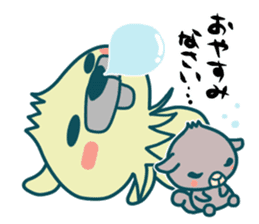 Small animals"Kuri and Hoco" sticker #1793346