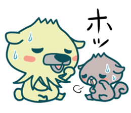 Small animals"Kuri and Hoco" sticker #1793348