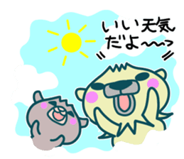 Small animals"Kuri and Hoco" sticker #1793351