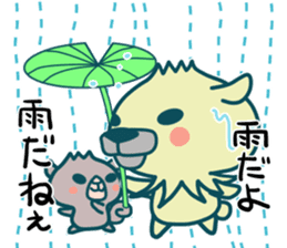 Small animals"Kuri and Hoco" sticker #1793352