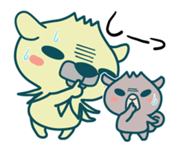 Small animals"Kuri and Hoco" sticker #1793357