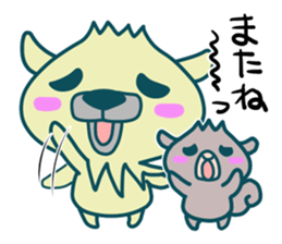 Small animals"Kuri and Hoco" sticker #1793358